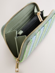 Blue Textured Midi Purse - Image 3 of 5