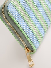 Blue Textured Midi Purse - Image 5 of 5