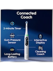 Oral-B Grey iO 6 Electric Toothbrush - Image 3 of 10