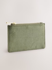 Khaki Green Zip Card Holder - Image 2 of 5
