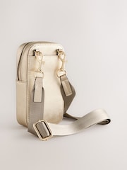 Dourado - Bolsa de telefone Cross-Body - Imagem 4 de 7