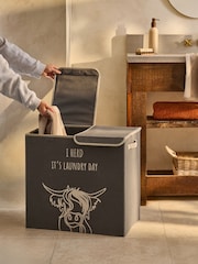 Cesta de ropa de la vaca Hamish - Imagen 1 de 4