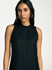 Sea New York Black Marja Embroidery Mesh Combo Tank Dress - Image 4 of 6