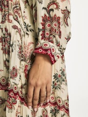 Sea New York Pink Cassandra Print Long Sleeve Dress - Image 4 of 5