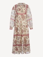 Sea New York Pink Cassandra Print Long Sleeve Dress - Image 5 of 5