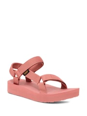 Teva Womens Pink Midform Universal Desert Sandals - Image 5 of 6