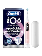 Oral-B Pink iO 6 Electric Toothbrush - Image 1 of 2