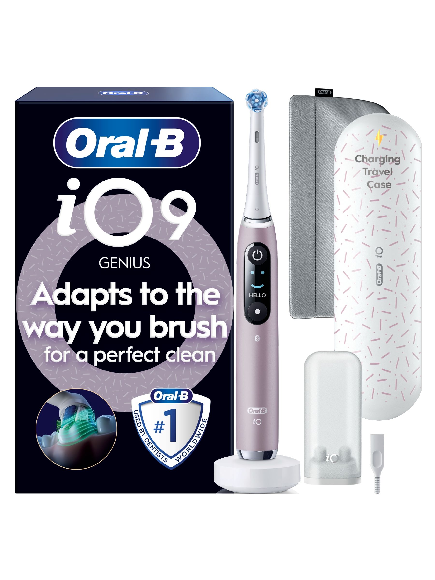 Oral-B iO 9 Special Edition Rose Quartz Toothbrush - Image 10