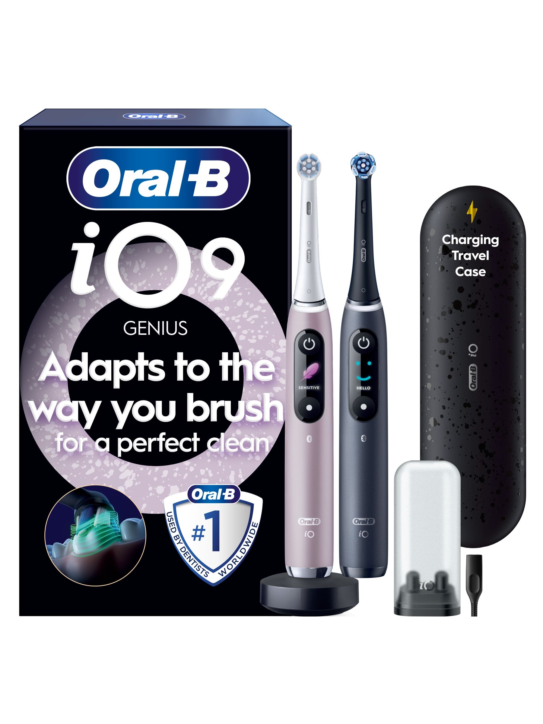 Oral-B iO9 2x Electric Toothbrushes For Adults, Oral B Electric Toothbrushes, Gi - Image 5
