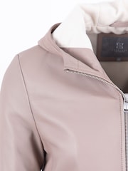 Lakeland Leather Cream Helton Hooded Jacket - Image 2 of 8