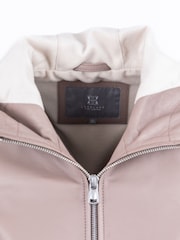 Lakeland Leather Cream Helton Hooded Jacket - Image 6 of 8