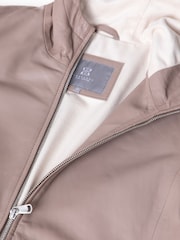 Lakeland Leather Cream Helton Hooded Jacket - Image 8 of 8
