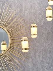 Pacific Lifestyle Gold LED Multi Drop Pendant Ceiling Light - Image 3 of 6