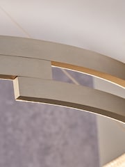 Pacific Lifestyle Gold Metal LED Ring Pendant Ceiling Light - Image 4 of 6