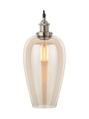 Pacific Lifestyle Natural Metal and Lustre Glass Pendant Ceiling Light - Image 6 of 6