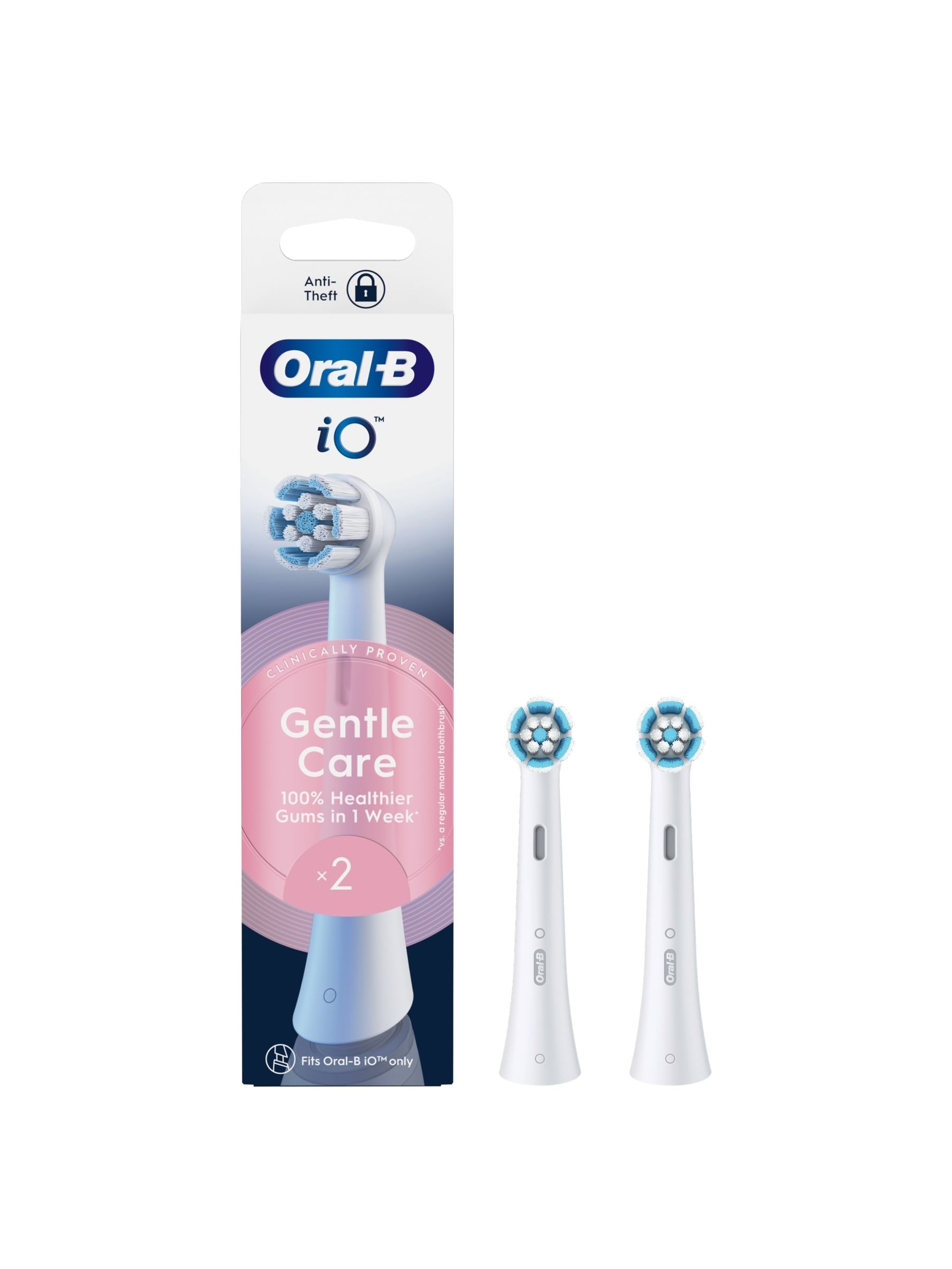 Oral-B iO Gentle Care Replacement Toothbrush Heads 2 Pack - Image 15