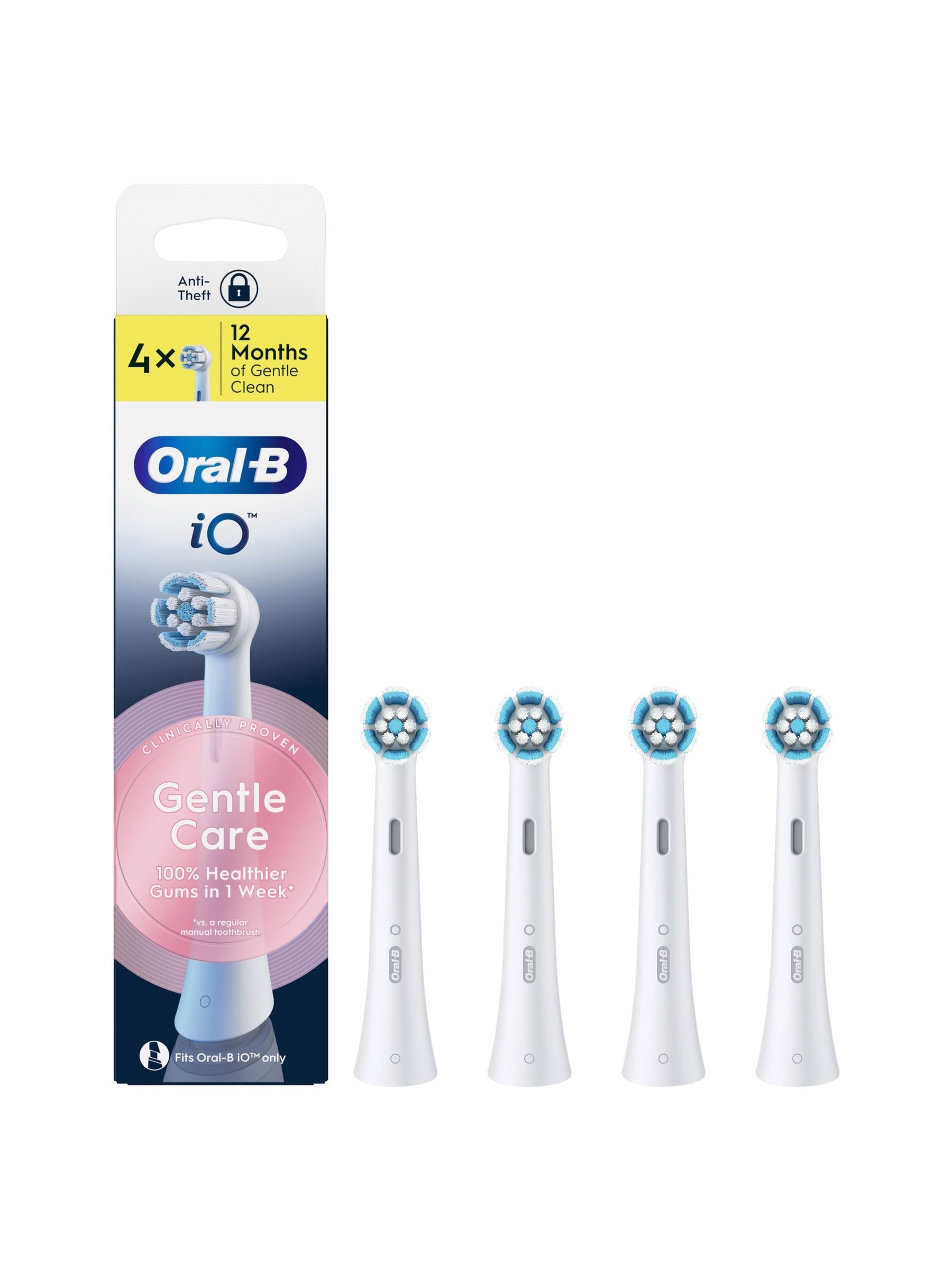 Oral B iO Series Gentle Care Replacement Brush Heads - 4ct - White - Image 7
