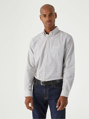 Skopes Multi/Cream Tattersall Check Regular Fit Casual 100% Cotton Shirt - Image 1 of 5