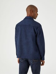 Skopes Navy Blue Regular Fit Casual Shacket - Image 4 of 7