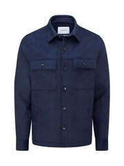 Skopes Navy Blue Regular Fit Casual Shacket - Image 6 of 7