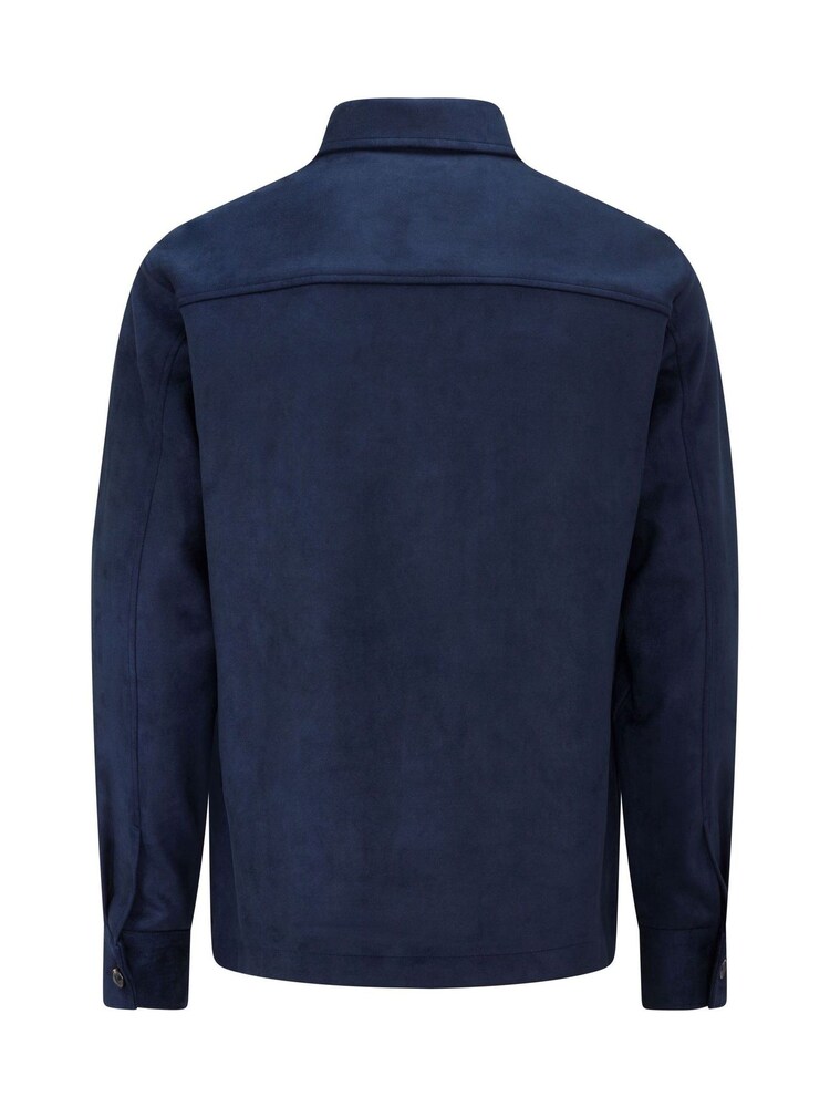 Skopes Navy Blue Regular Fit Casual Shacket - Image 7 of 7