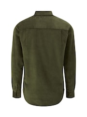 Skopes Green Regular Fit Casual Corduroy Overshirt - Image 7 of 7