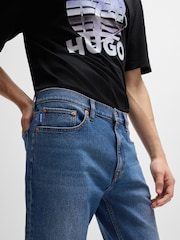 HUGO Navy Slim-Fit Jeans in Stretch Denim - Image 4 of 5