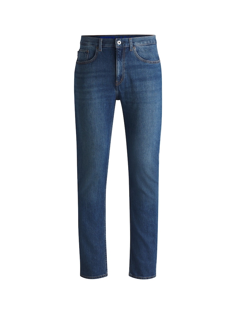 HUGO Navy Slim-Fit Jeans in Stretch Denim - Image 5 of 5