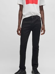 HUGO Black Hugo Slim-Fit Jeans in Stretch Denim - Image 1 of 5