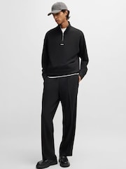 HUGO Black Deabono Stacked Logo 100% Cotton Polo Shirt - Image 3 of 5