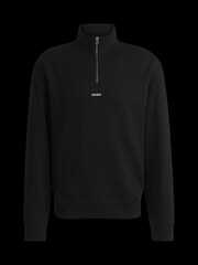 HUGO Black Deabono Stacked Logo 100% Cotton Polo Shirt - Image 5 of 5