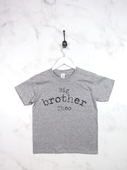 Personalised Big Bro 100% Cotton T-Shirt By Loveabode - Image 1 of 4