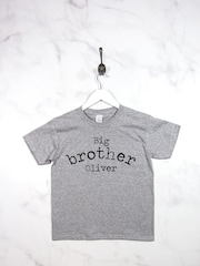 Personalised Big Bro 100% Cotton T-Shirt By Loveabode - Image 3 of 4