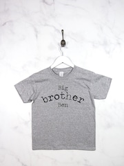 Personalised Big Bro 100% Cotton T-Shirt By Loveabode - Image 4 of 4