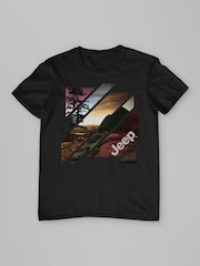 All + Every Black Jeep Off Road Abstract Art Mens 100% Cotton T-Shirt - Image 3 of 4