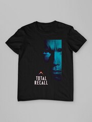 All + Every Black Total Recall Doug Quaid Space Poster Mens 100% Cotton T-Shirt - Image 3 of 4