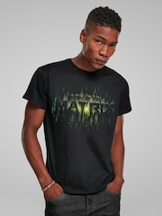 All + Every Black The Matrix Resurrections Glitch In The Matrix Mens 100% Cotton T-Shirt - Image 1 of 3