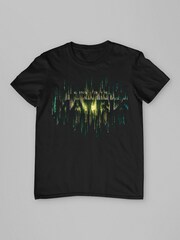 All + Every Black The Matrix Resurrections Glitch In The Matrix Mens 100% Cotton T-Shirt - Image 3 of 3