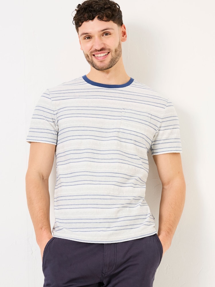 FatFace Striped T-shirt - صورة 1 من 5