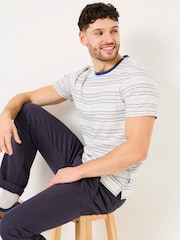 FatFace Striped T-shirt - صورة 3 من 5