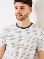 FatFace Striped T-shirt - صورة 4 من 5