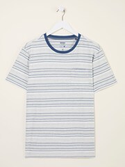FatFace Striped T-shirt - صورة 5 من 5