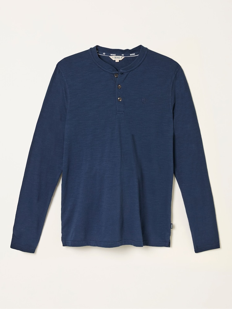 FatFace Long Sleeve Woodside Slub Henley - Imagen 1 de 1