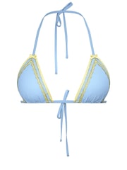 Victoria's Secret PINK Smooth Sailing Blue Cape May Triangle Bikini Top - Image 3 of 3