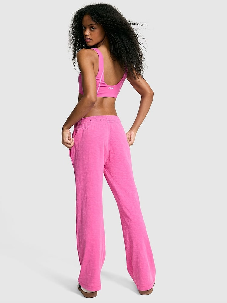 Victoria's Secret PINK Pink Gossip Flared Jersey Joggers - Image 2 of 3