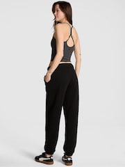 Victoria's Secret PINK Black Cuffed Joggers - Image 2 of 4