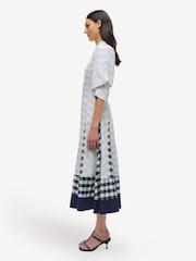 Simkhai Periwinkle Sky Multi Jazz Pintuck Midi Dress - Image 3 of 4