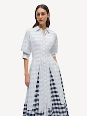 Simkhai Periwinkle Sky Multi Jazz Pintuck Midi Dress - Image 4 of 4