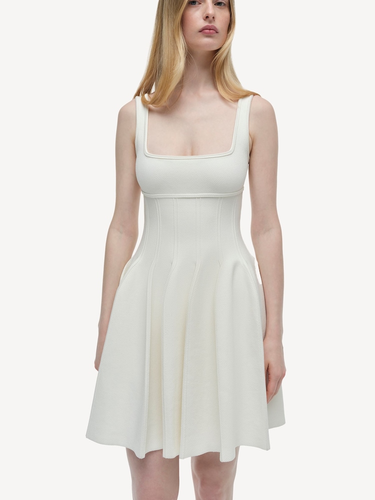 Simkhai Ivory Elektra Mini Dress - Image 4 of 4