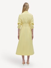 Simkhai Buttercream Jazz Pintuck Midi Dress - Image 2 of 3